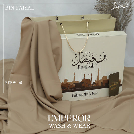 Emperor Luxury Wash & Wear”-Almond BFEW06