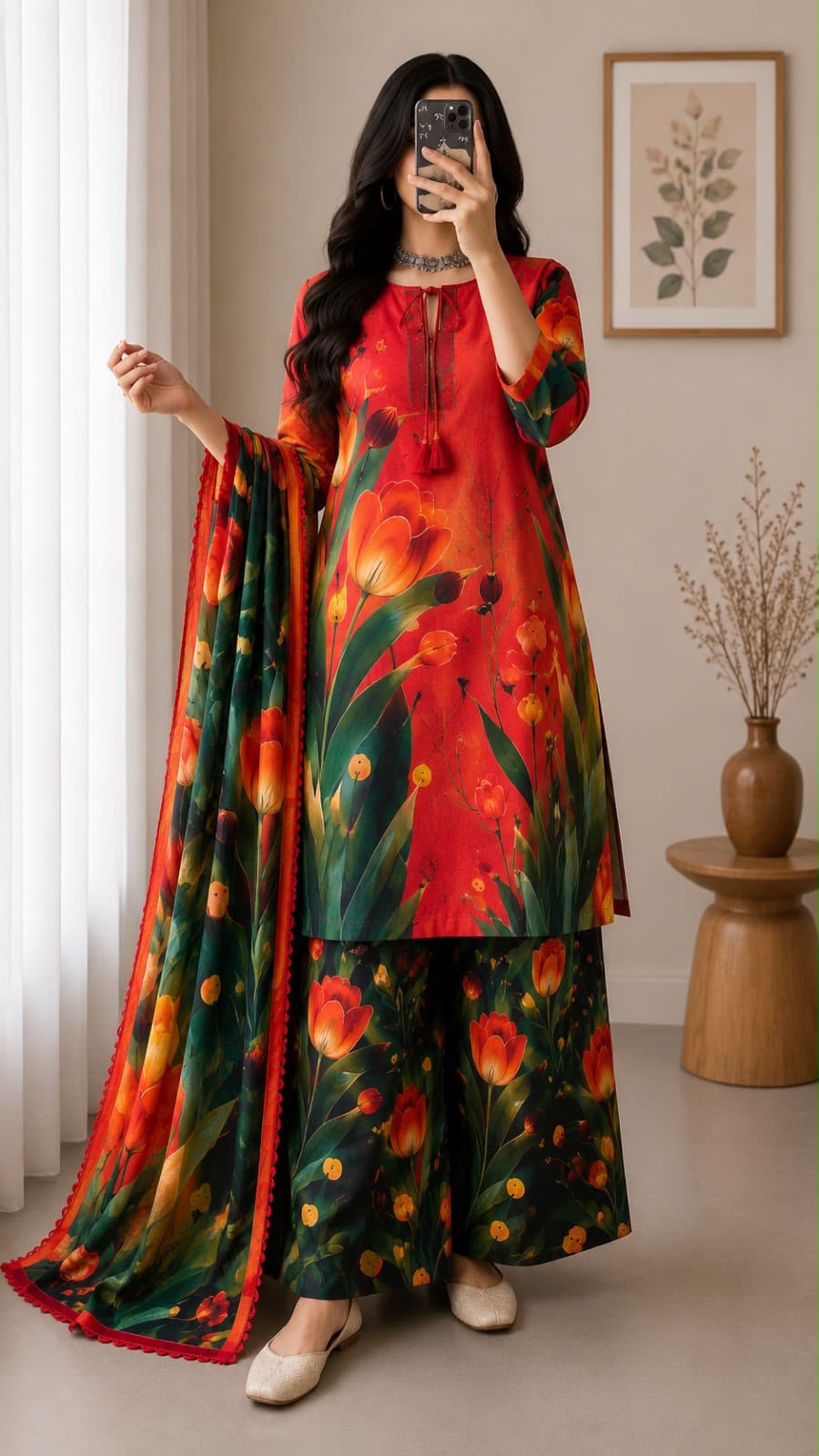 ♥️BONANZA♥️
PRINTED LAWN ALLOVER 3PC