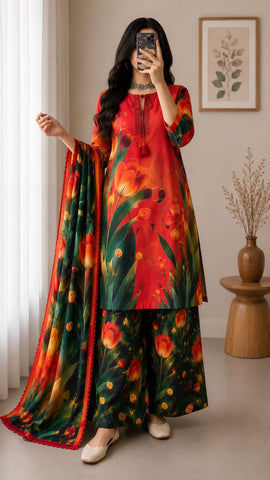 ♥️BONANZA♥️
PRINTED LAWN ALLOVER 3PC