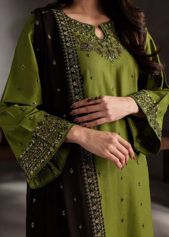 Batik 3-Piece Unstitched Dhanak Winter Suit