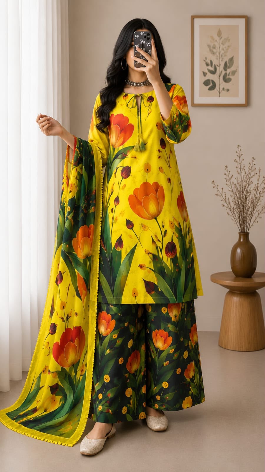 ♥️BONANZA♥️
PRINTED LAWN ALLOVER 3PC