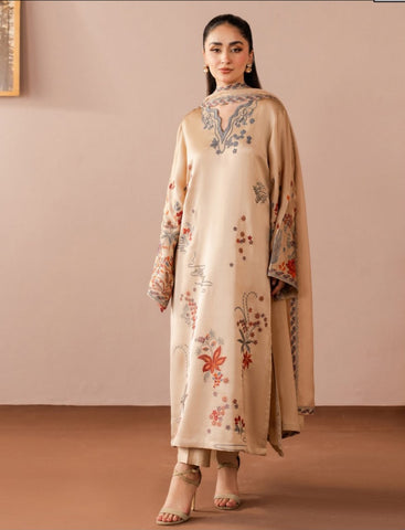 The Royal Winter Edition – Premium Silk 3PC Unstitched Suit