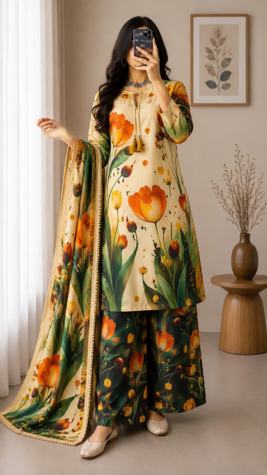 ♥️BONANZA♥️
PRINTED LAWN ALLOVER 3PC