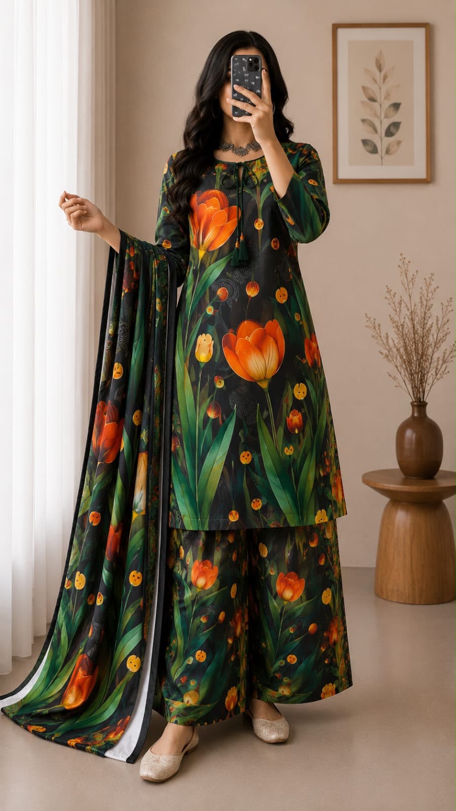 ♥️BONANZA♥️
PRINTED LAWN ALLOVER 3PC