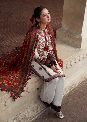 Winter 3-Piece Embroidered Suit