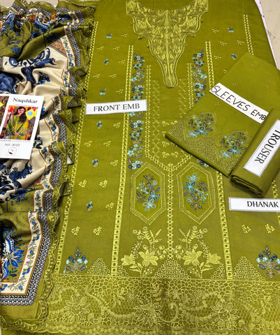 NAQSHKAR CHIKEN-KARI HOT SELLING ARTICLE AVAILABLE IN 2-COLORS IN WINTER DHANAK STUFF