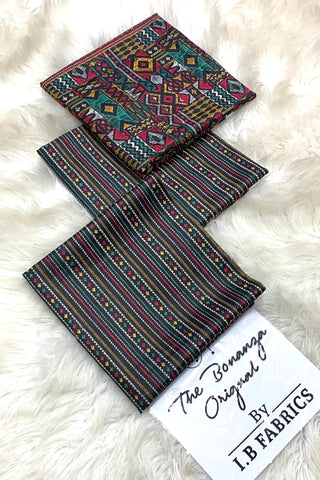 ♥️BONANZA♥️
PRINTED LAWN ALLOVER 3PC