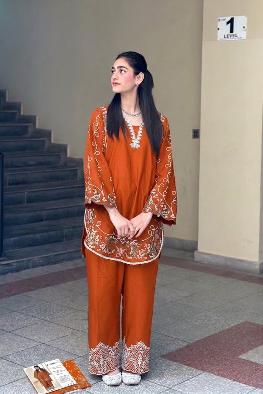 PEEZWAN
CATEGORY _ PURE DHANAK 2PC EMBROIDERED
