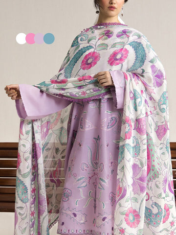 Coco by Zarashahjahan 3PC Unstitched Dhanak Suit