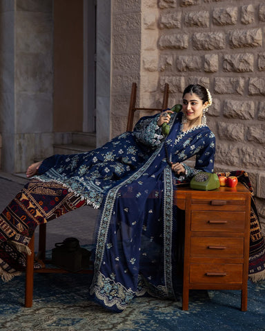 KAHF Premium Version — 3PC Unstitched Dhanak Suit