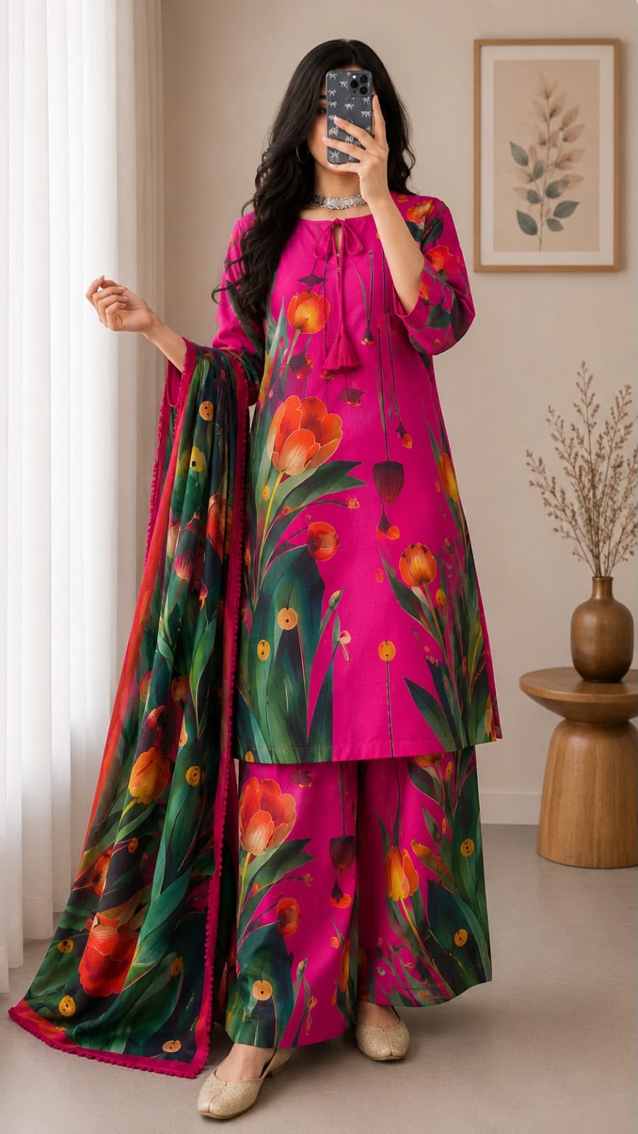 ♥️BONANZA♥️
PRINTED LAWN ALLOVER 3PC