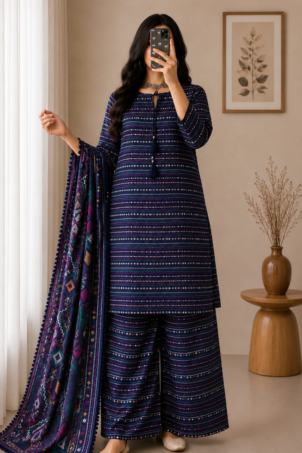 ♥️BONANZA♥️
PRINTED LAWN ALLOVER 3PC