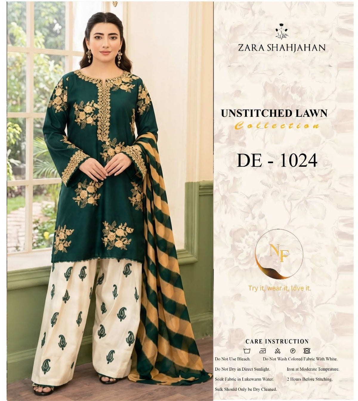 BRAND NAME* ZARA SHAHJAHANWEAR BY THE GORGEOUS ACTRESS