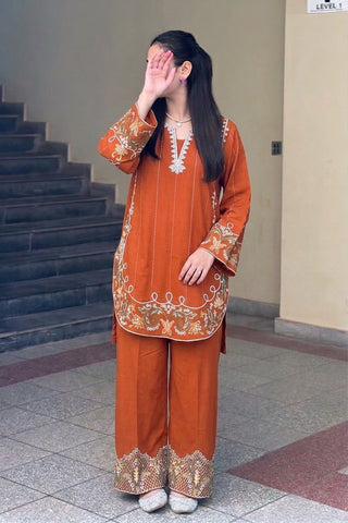 PEEZWAN
CATEGORY _ PURE DHANAK 2PC EMBROIDERED