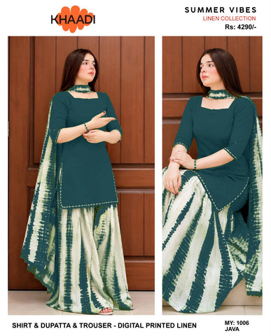 *AMNA MALIK* 3pc Summer Casual Collection