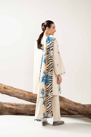 PURE DHANAK 3PC EMBROIDERED