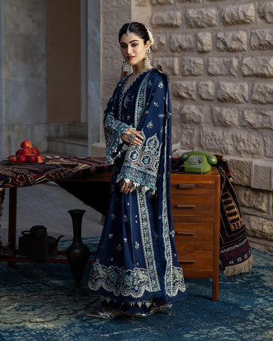 KAHF Premium Version — 3PC Unstitched Dhanak Suit