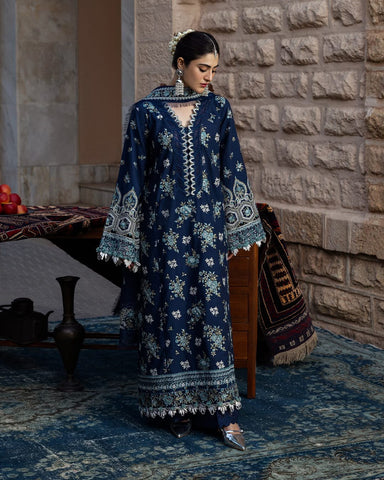 KAHF Premium Version — 3PC Unstitched Dhanak Suit