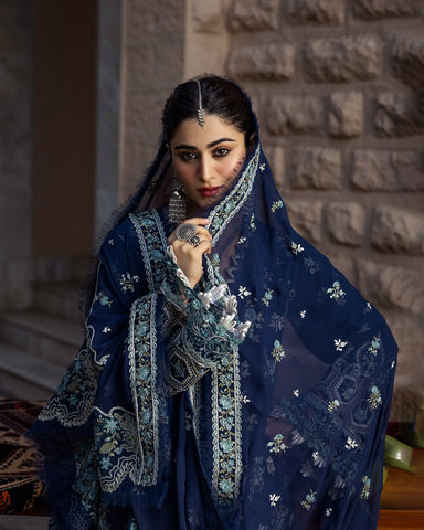 KAHF Premium Version — 3PC Unstitched Dhanak Suit