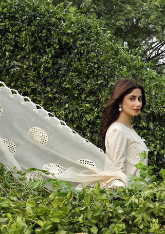 QALAMKAR_CATEGORY : PURE DHANAK 3PC EMBROIDERED